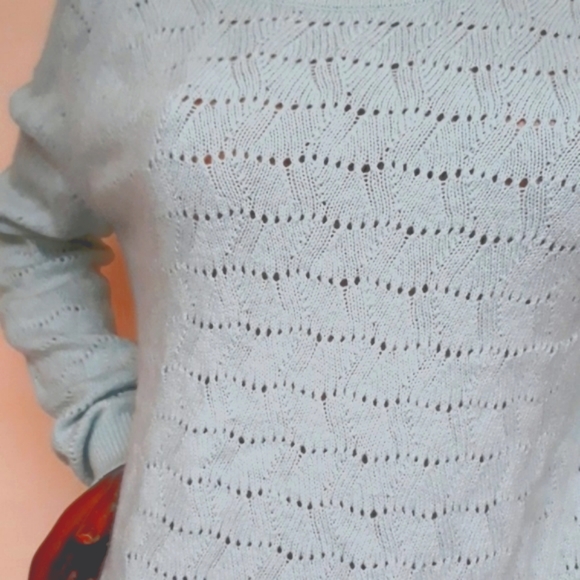 Loft Aquamarie Textured Knit Sweater - Picture 3 of 4